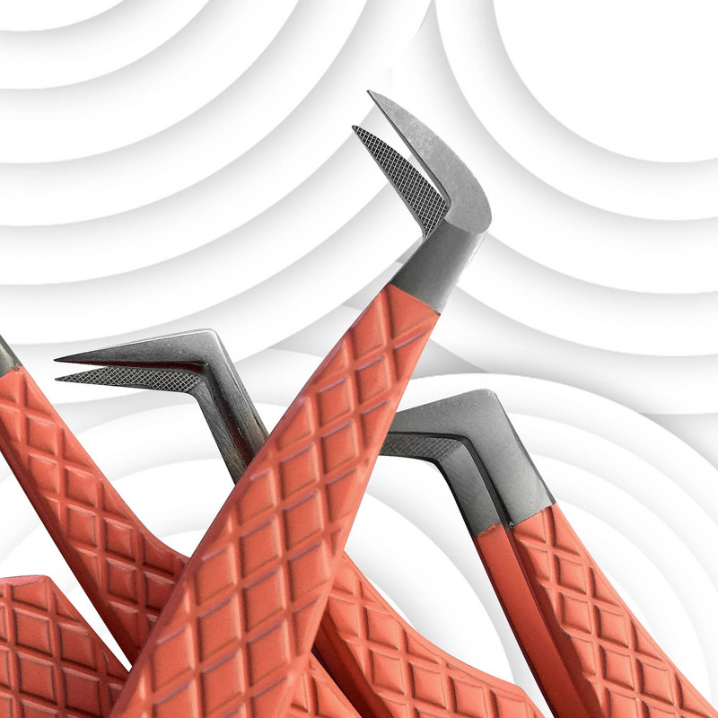 JB Jeyelabe Color pinceta za trepavice Profesionalni kozmetički alati za presađivanje trepavica