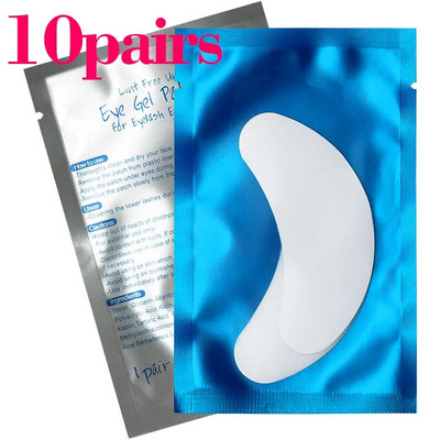 Kimcci 10/20/50 pari/lot flasteri za nadogradnju trepavica ispod jastučića za oči Papirnati flasteri ružičaste naljepnice bez dlačica za umjetne trepavice