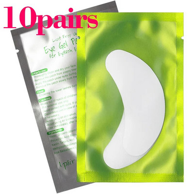 Kimcci 10/20/50 pari/lot flasteri za nadogradnju trepavica ispod jastučića za oči Papirnati flasteri ružičaste naljepnice bez dlačica za umjetne trepavice