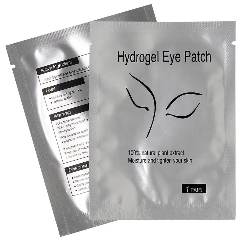 Kimcci 10/20/50 pari/lot flasteri za nadogradnju trepavica ispod jastučića za oči Papirnati flasteri ružičaste naljepnice bez dlačica za umjetne trepavice