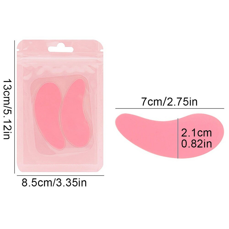 1 par višekratnih jastučića za oči Silikonske pruge Lash Lift Ekstenzije trepavica Hidrogel flasteri ispod očiju Gel flasteri Alati za šminkanje