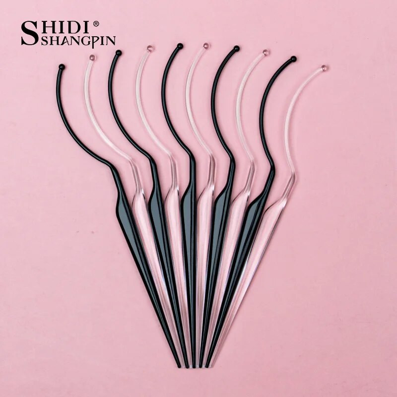 2/5/10 buc. Extensie de gene false stil panou de afișare altoire gene Încercați efectul de expoziție auxiliare instrumente de suport pentru gene false