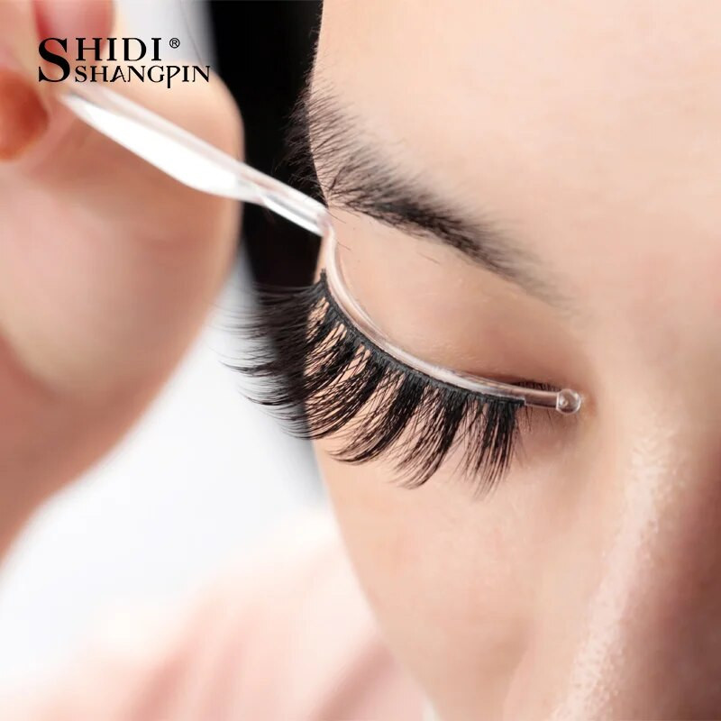 2/5/10 buc. Extensie de gene false stil panou de afișare altoire gene Încercați efectul de expoziție auxiliare instrumente de suport pentru gene false