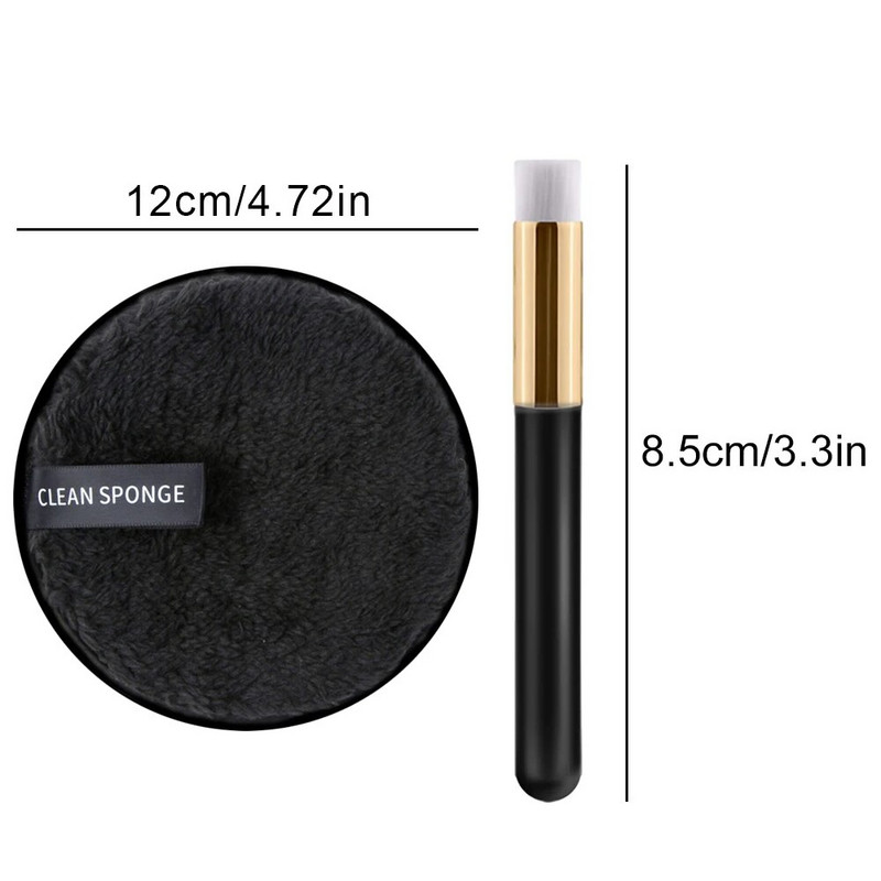 Blakstienų valymo plovimo buteliukas Daugkartinio naudojimo makiažo valiklio pagalvėlės Eye Lash Clean Šepetėlis Antakių aplikatorius Blakstienų šampūnas Makiažo priemonės