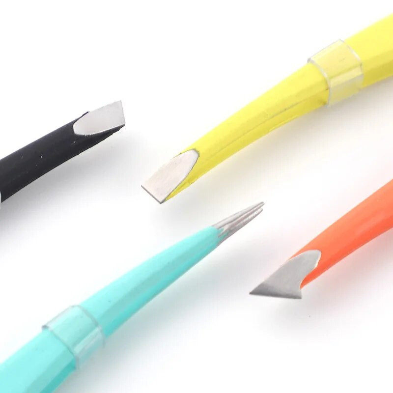 1 kom šarene novodošle profesionalne pincete od nehrđajućeg čelika za obrve, za lice i za nos, štipaljke za skidanje dlačica Alat za uklanjanje banana kopče za šminkanje