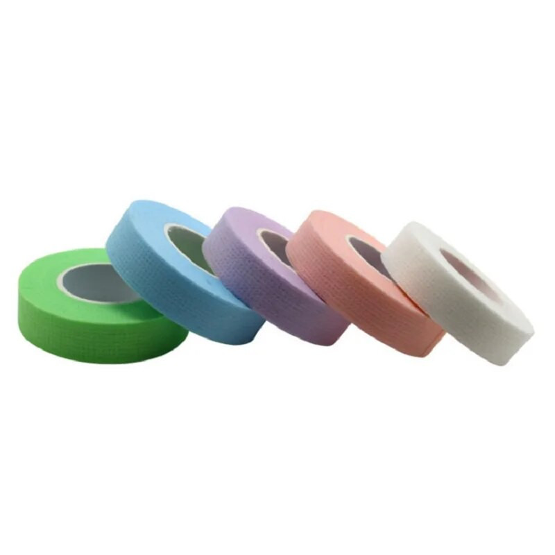 1 vnt dirbtinių blakstienų priauginimo juosta Profesionali antialerginė kvėpuojanti mikroporinio audinio blakstienų priauginimo įrankiai po akimis