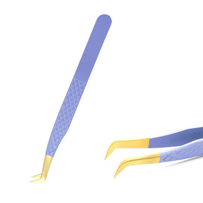 Pinceta za nadogradnju trepavica Stezaljka od nehrđajućeg čelika, antistatička, supertvrda, visokoprecizna pinceta s vlaknastim vrhovima Alati za šminkanje