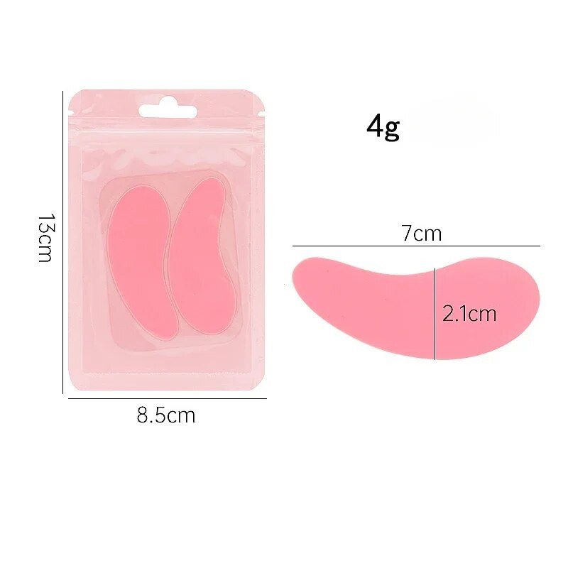 Novi jastučići za višekratnu upotrebu, 1 par jastučića za oči, silikonske pruge za podizanje trepavica, hidrogel flasteri za ispod očiju, gel flasteri, alati za šminkanje