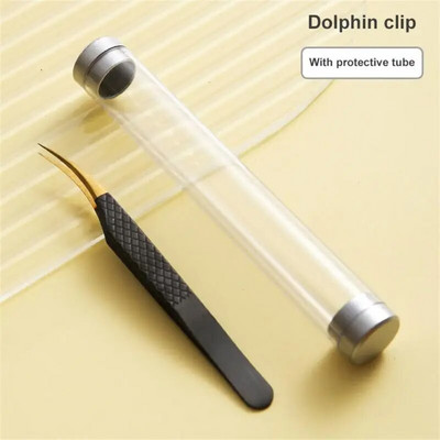 1PC pinceta za nadogradnju trepavica Alati za šminkanje Nemagnetski pincet od nehrđajućeg čelika Pinceta za umjetne trepavice 3D precizna pinceta