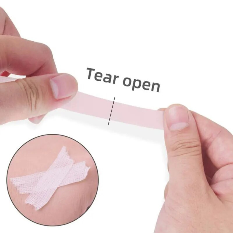 5 rola 900 cm ekstenzija trepavica Jastučići za oči bez dlačica Nacijepljena izolacijska traka s rupama Prozračni flasteri za šminkanje ispod očiju