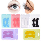 1Pár újrafelhasználható szilikon szempárna Stripe Lash Lift szempilla hosszabbító hidrogél tapaszok szem alatti gél tapasz sminkeszközök szempárnák
