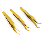 Pinceta za produženje trepavica od nehrđajućeg čelika Novi stil Ručni dizajn protiv klizanja Izvrsna antistatička pinceta za obrve Alat za šminkanje