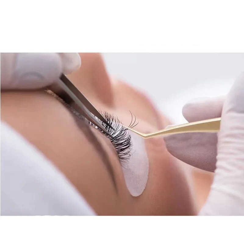 Pinceta za produženje trepavica od nehrđajućeg čelika Novi stil Ručni dizajn protiv klizanja Izvrsna antistatička pinceta za obrve Alat za šminkanje