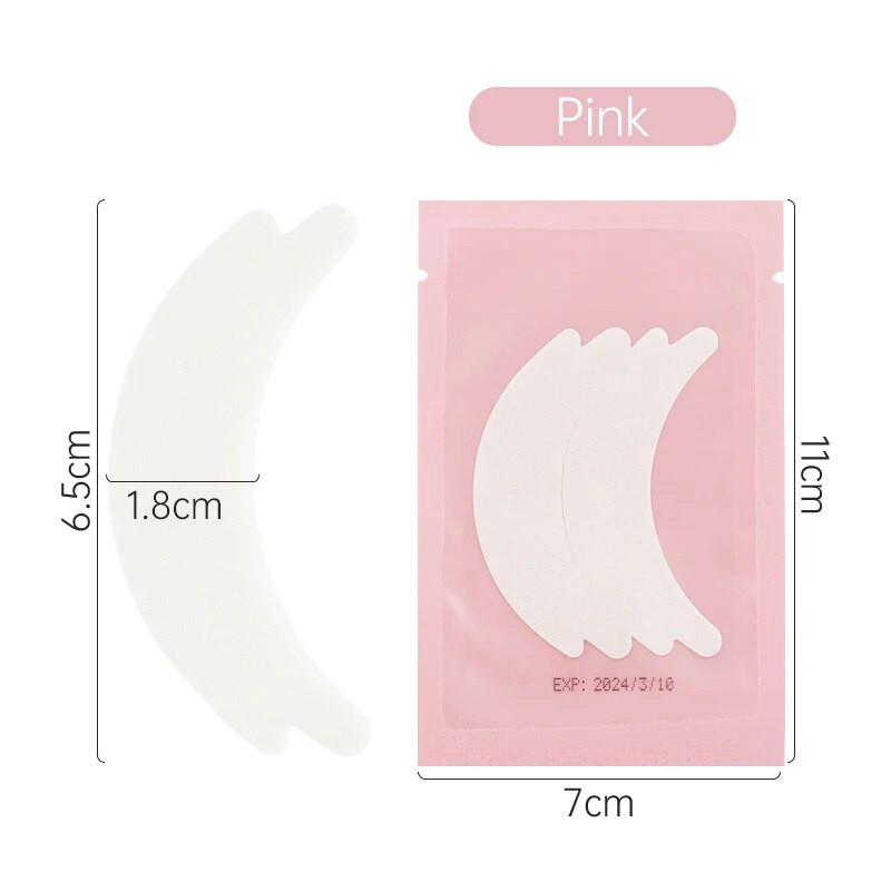 50 pari ekstenzija trepavica Leptir pjenasti hidrogel flaster za oči Ukalemljene umjetne trepavice ispod očiju Gel jastučić Naljepnice Savjeti Alati za šminkanje