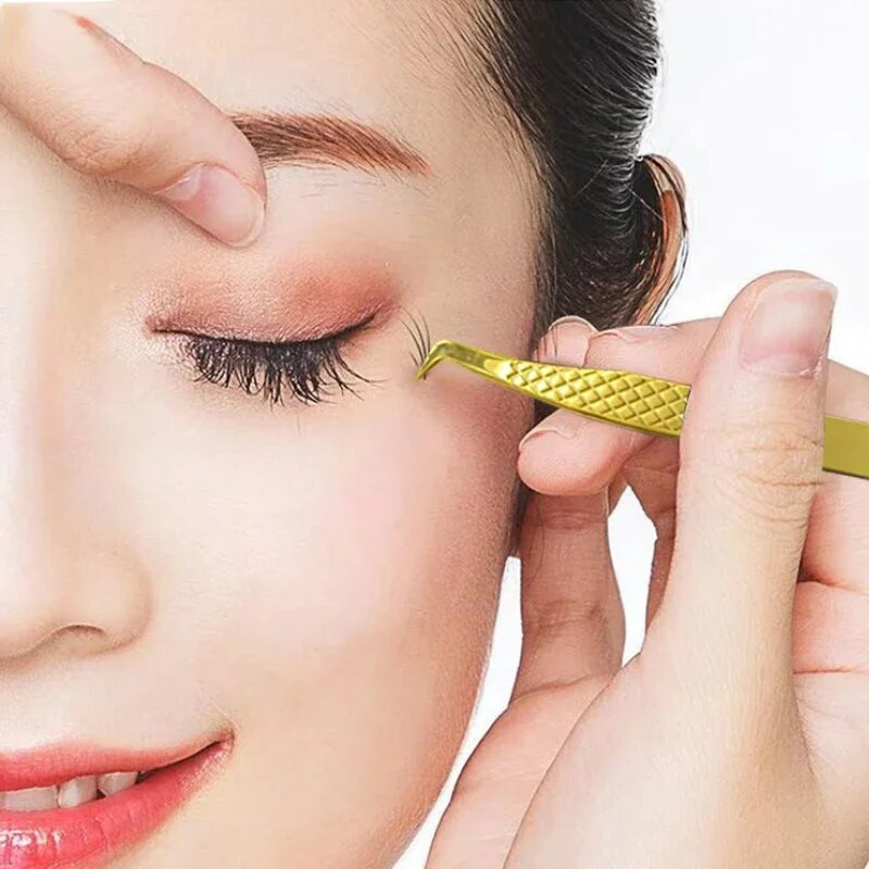 Pinceta za obrve s vrhovima vlakana za ekstenzije trepavica Pinceta za trepavice Pinceta za trepavice s vrhom vlakana Pinceta za uklanjanje dlačica s obrva