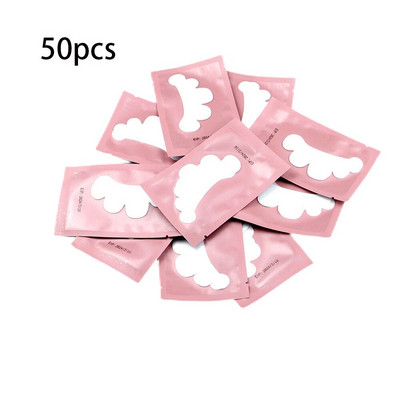 50 pár/csomag Új hidrogél papír tapaszok szempilla hosszabbító tapaszok szempillákhoz szempárnák lágy szempilla tapasz hosszabbítók