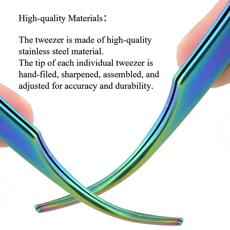NAGARAKU DIY pinceta D-01 Samostalna pinceta za nadogradnju trepavica Profesionalni alat za šminkanje posebno za kućnu primjenu