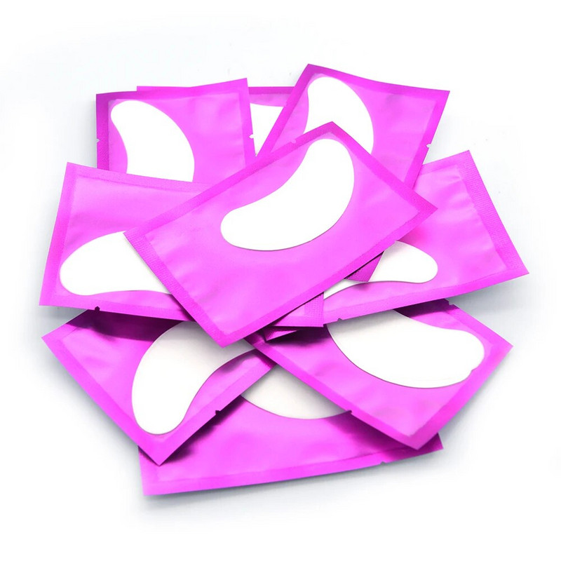 50 pari flastera za oči Ekstenzije trepavica Jastučići ispod očiju Hidrogel gel naljepnice za cijepljenje trepavica Alati za uljepšavanje