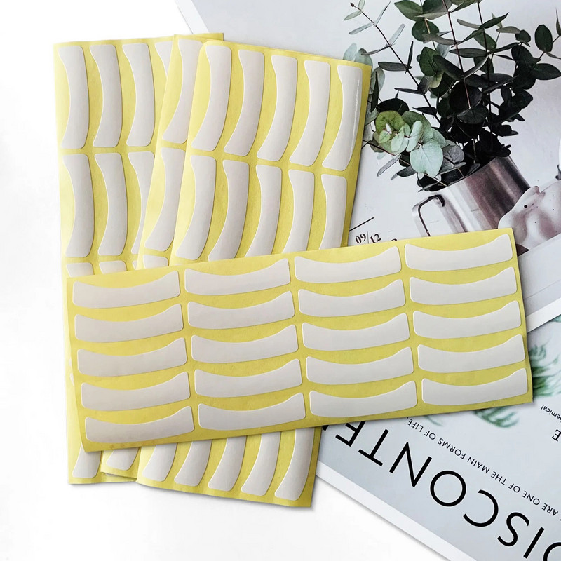 100 kom Papirnati flasteri za nadogradnju trepavica Savjeti jastučića za trepavice ispod očiju Naljepnica Prirodne trepavice Papir za šminku Ljepljiva traka