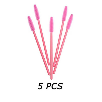 5/25 komada jednokratne silikonske četkice za maskaru za trepavice Štapići za nanošenje četkica za obrve Set alata za šminkanje Set kozmetičkih proizvoda