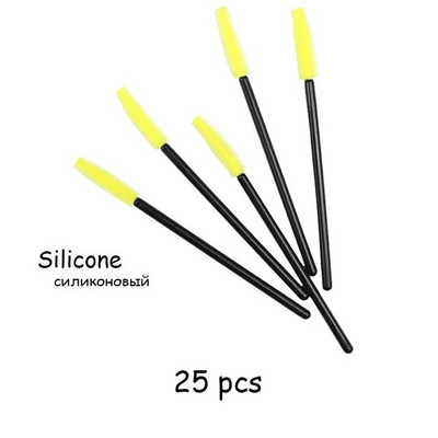 5/25 komada jednokratne silikonske četkice za maskaru za trepavice Štapići za nanošenje četkica za obrve Set alata za šminkanje Set kozmetičkih proizvoda