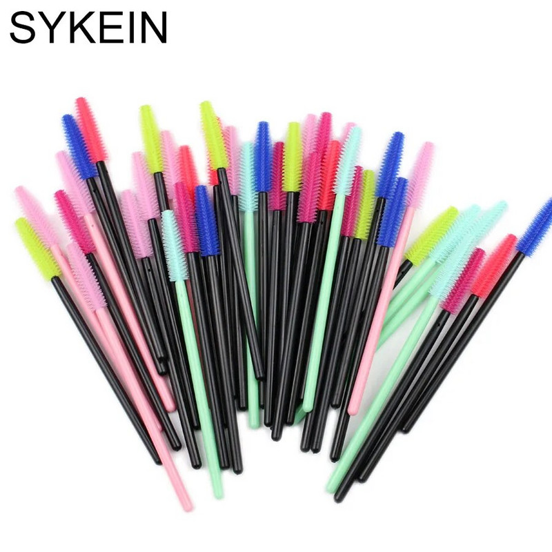 5/25 komada jednokratne silikonske četkice za maskaru za trepavice Štapići za nanošenje četkica za obrve Set alata za šminkanje Set kozmetičkih proizvoda