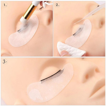 Бутилка за измиване на мигли Eye Lash Clean Brush Апликатор за вежди Многократно използвани тампони за премахване на грим Шампоан за мигли Инструменти за грим