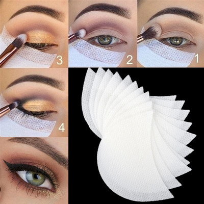 10Pcs/Set Grafted Eyeshadow Eyelash Isolation Sticker Non-woven Fabric Eye Care Disposable Eyelash Removal Make Up Tools