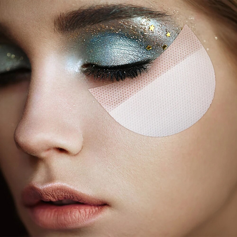 10 бр./компл. Присадени сенки за очи Стикер за изолиране на мигли Нетъкан плат Грижа за очите Инструменти за премахване на грим за еднократна употреба