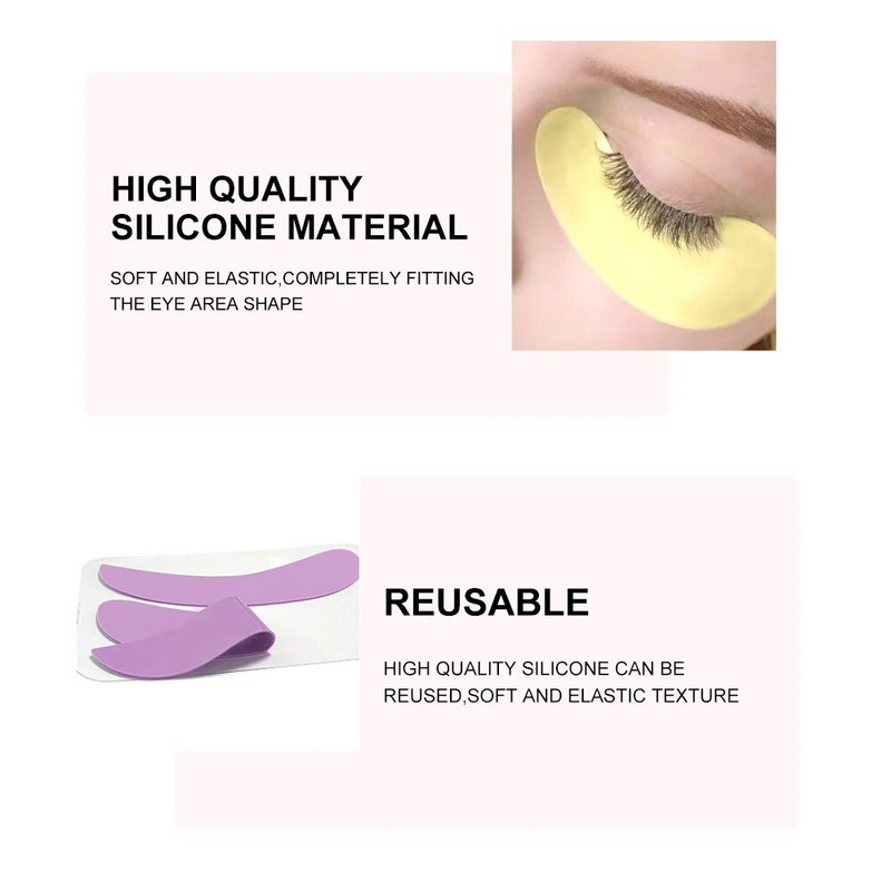 NOVO Lash Lift za višekratnu upotrebu Jastučići za trajno podizanje očiju Silikonske pruge Lash Lift Ljepljiva traka Alati za podizanje trepavica Vrpca Ultra meki alati za šminkanje