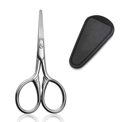 1kom Škare za bradu od nehrđajućeg čelika Šminka Obrve Dlake na nosu Brijanje Male škare Profesionalne alat za rezanje zanoktica za nokte Manikura