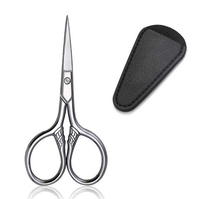 1kom Škare za bradu od nehrđajućeg čelika Šminka Obrve Dlake na nosu Brijanje Male škare Profesionalne alat za rezanje zanoktica za nokte Manikura