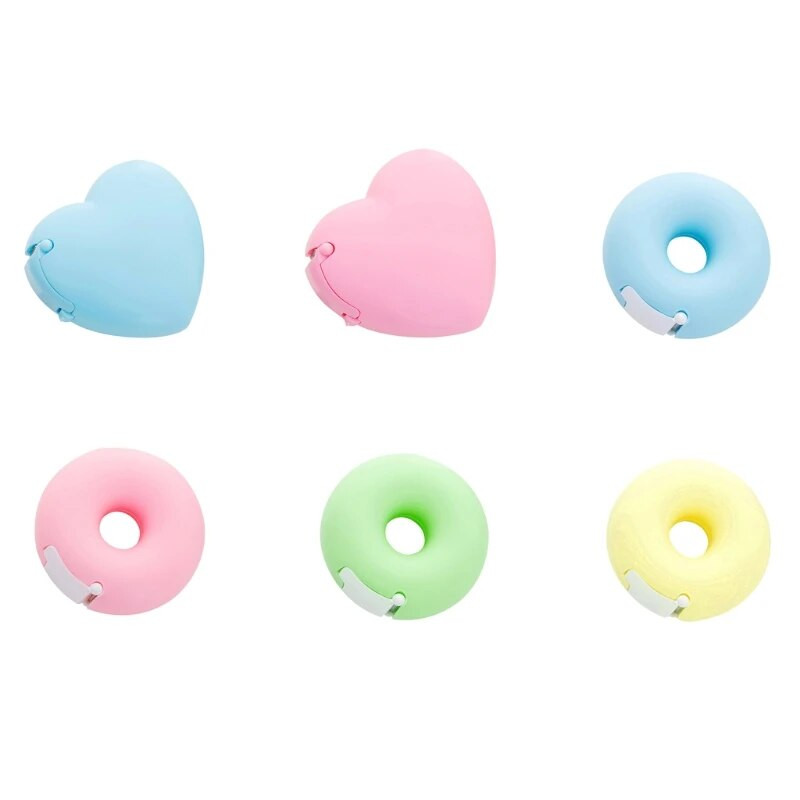 GUGCGV Rezač trake za ekstenzije trepavica Okrugli rezač/rezač u obliku srca Dozator Držač ljepljive trake Cijepljenje Plastične trake za trepavice Rezanje