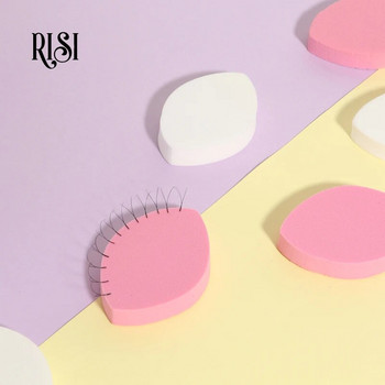 RISI Eyelash Extension Accessories Practice Sponge Eye Shaped Training Lash Extensions Tools Practice Sponge Lash Sponge