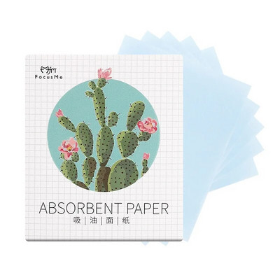 50/100kom/kutija Ulje za lice Protabilni papir za upijanje Maramice za lice Sredstvo za čišćenje lica Kontrola ulja Ručnik za lice koji upija ulje