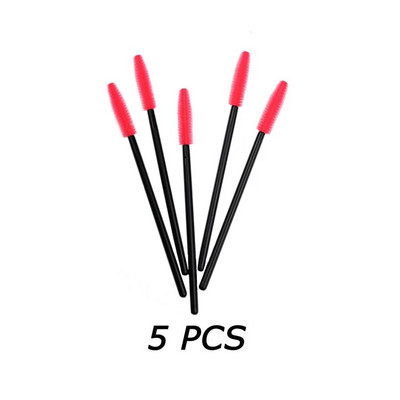 5/25 KOM Silikonski štapići za nanošenje maskare Jednokratne četkice za trepavice Češalj Ljepota Četkica za šminkanje za žene Alati za produžavanje trepavica