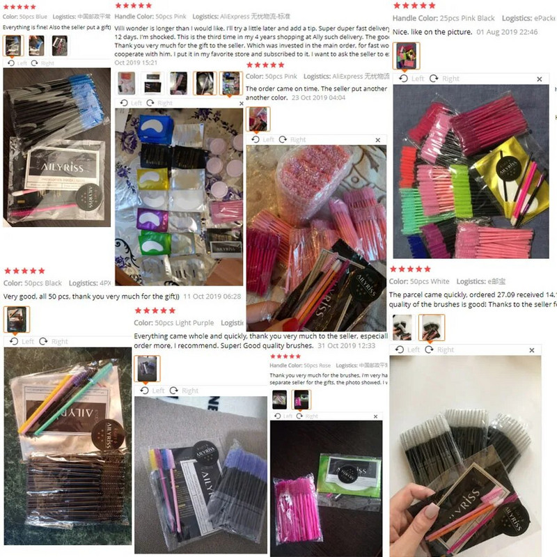 5/25 KOM Silikonski štapići za nanošenje maskare Jednokratne četkice za trepavice Češalj Ljepota Četkica za šminkanje za žene Alati za produžavanje trepavica