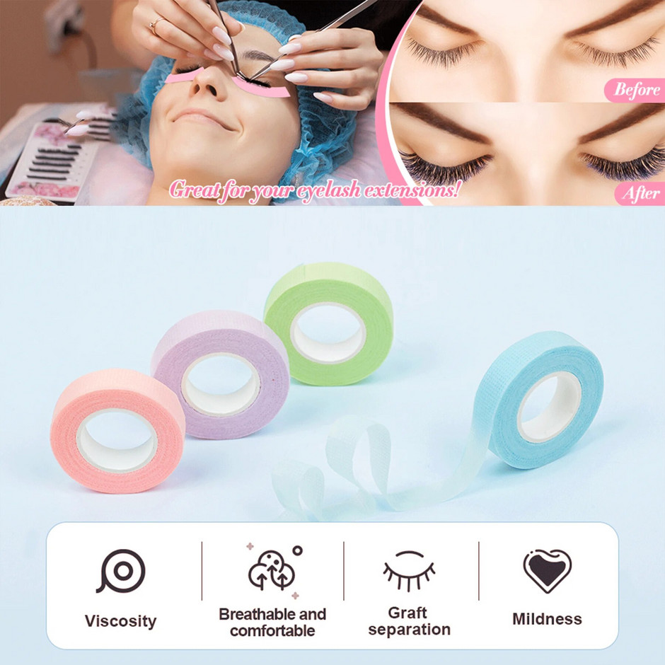 Badu.bg Лента за удължаване на мигли под очите Дишаща материя Лента за ...