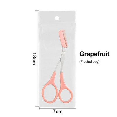 Škare za podrezivanje obrva s češljem Škare od nehrđajućeg čelika Stezaljke za uklanjanje dlačica s obrva Perive uklonjive boje Titanium