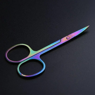 Stainless Steel Small Nail Tools Eyebrow Nose Hair Scissors Cut Manicure Facial Trimming Tweezer Makeup Beauty Tool