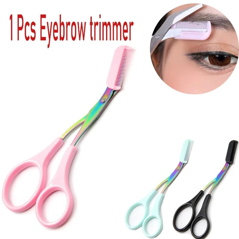 Kulmude trimmer, käärid, värvilised roostevabast terasest kammiga karvaeemaldus, hooldamine vormiv pardel Meigitarvikud