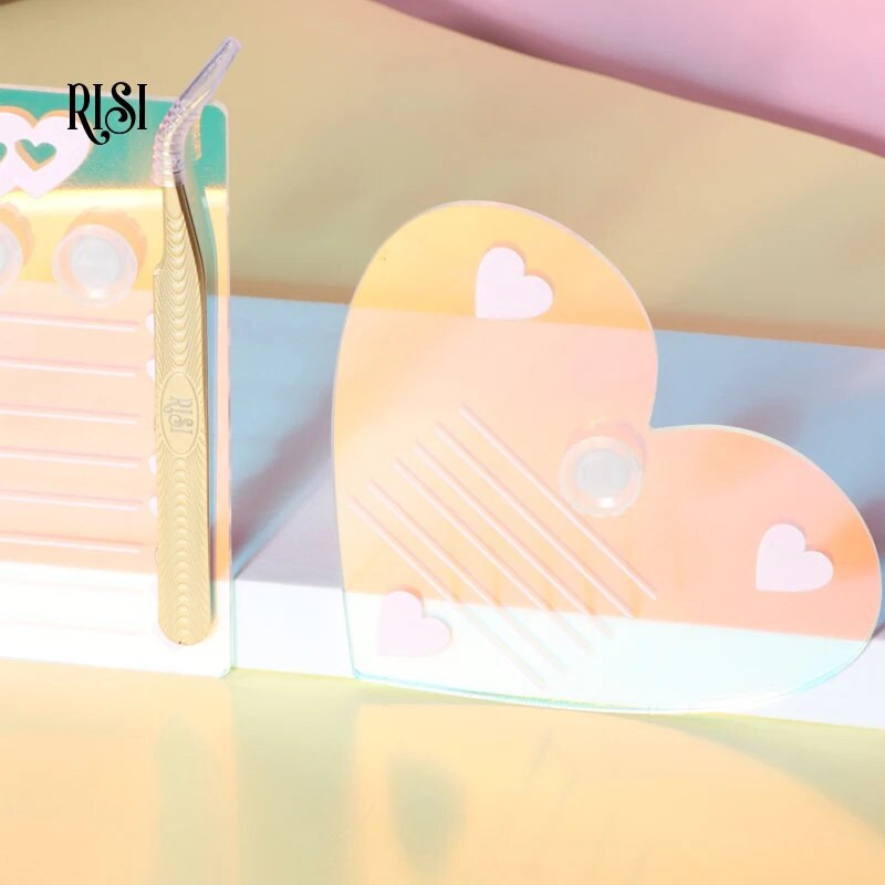 RISI Lash Palette Display Board Držač ljepila Plette za ekstenzije trepavica Pribor