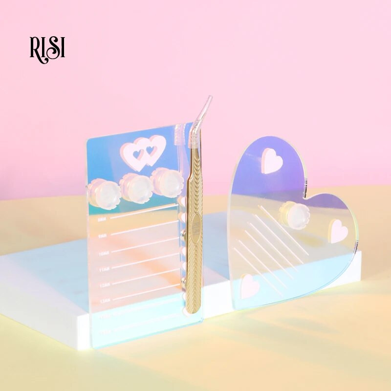 RISI Lash Palette Display Board Držač ljepila Plette za ekstenzije trepavica Pribor