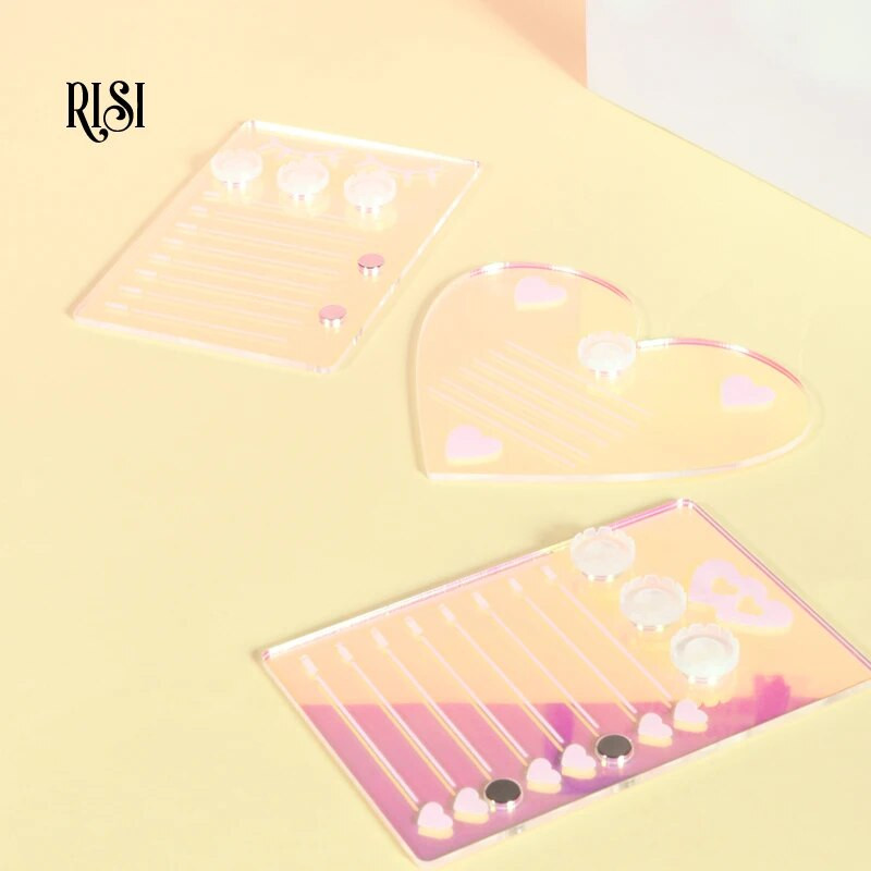 RISI Lash Palette Display Board Držač ljepila Plette za ekstenzije trepavica Pribor