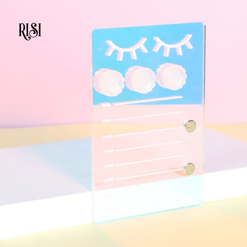 RISI Lash Palette Display Board Držač ljepila Plette za ekstenzije trepavica Pribor