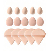 15Pcs Makeup Puff Wet and Dry Professionele Makeup Sponge Puff Cream Concealer Višenamjenski alat za šminkanje