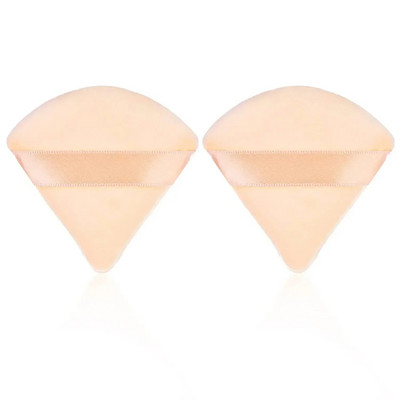 2kom trokutasta puder puder spužvica za šminkanje lica Meka baršunasta kozmetička puder blender Beauty Foundation spužvica za šminkanje Dodaci