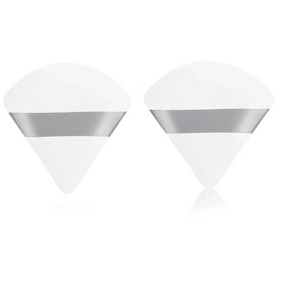 2kom trokutasta puder puder spužvica za šminkanje lica Meka baršunasta kozmetička puder blender Beauty Foundation spužvica za šminkanje Dodaci