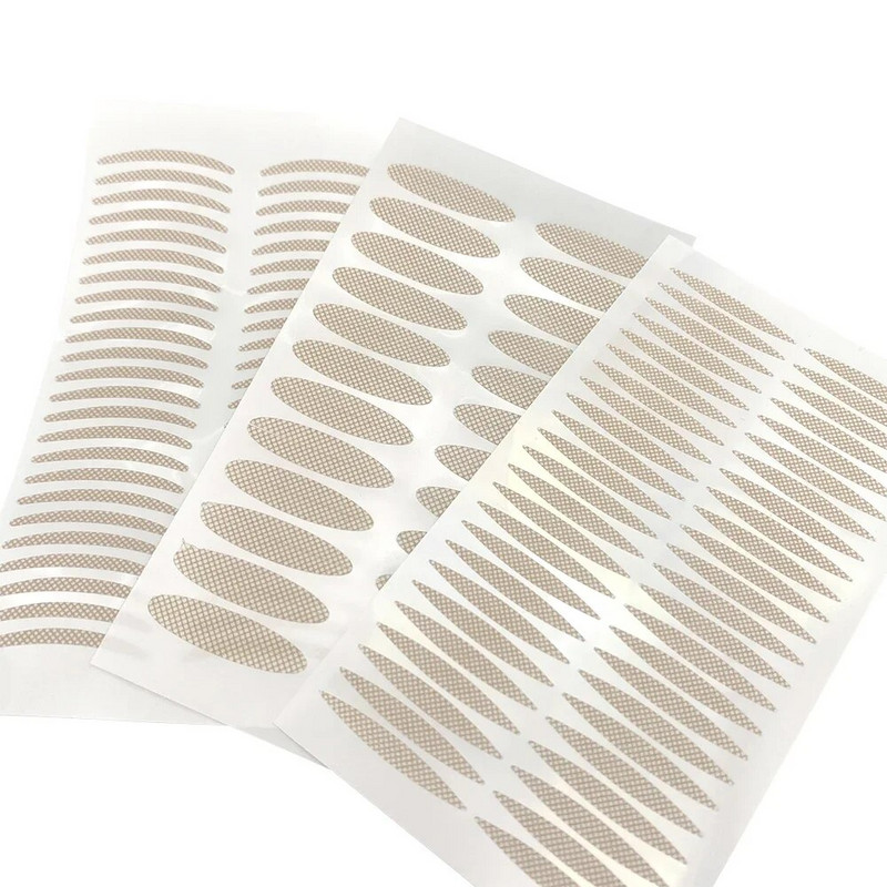 240/480 vnt Nematomi akių vokų lipdukai Nėrinių tinklelis Big Eyes Lift Strips Permatomos lipnios vandeniui atsparios dvigubos akių vokų juostos makiažas