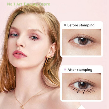 1Pairs Silicone Stamps Eyelash Diy Lower Lashes Extensions Bearner Eye Makeup Εργαλείο βολικό φυσικό εύκολα για ψεύτικες βλεφαρίδες